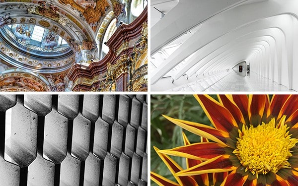 Find inspiration in nature, architecture and technology