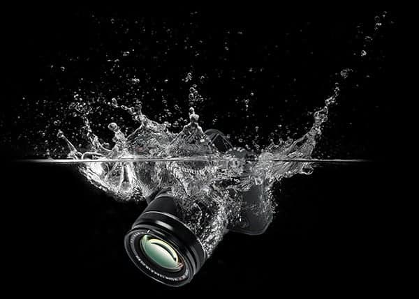 Camera lost in water