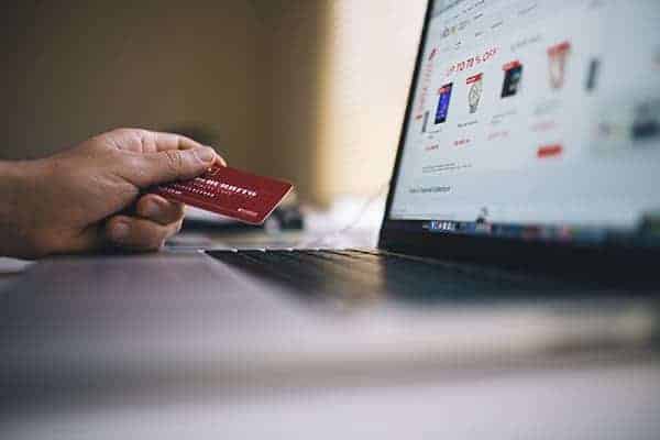 online credit card shopping