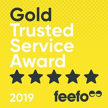 Feefo Gold Trusted Service Award 2019